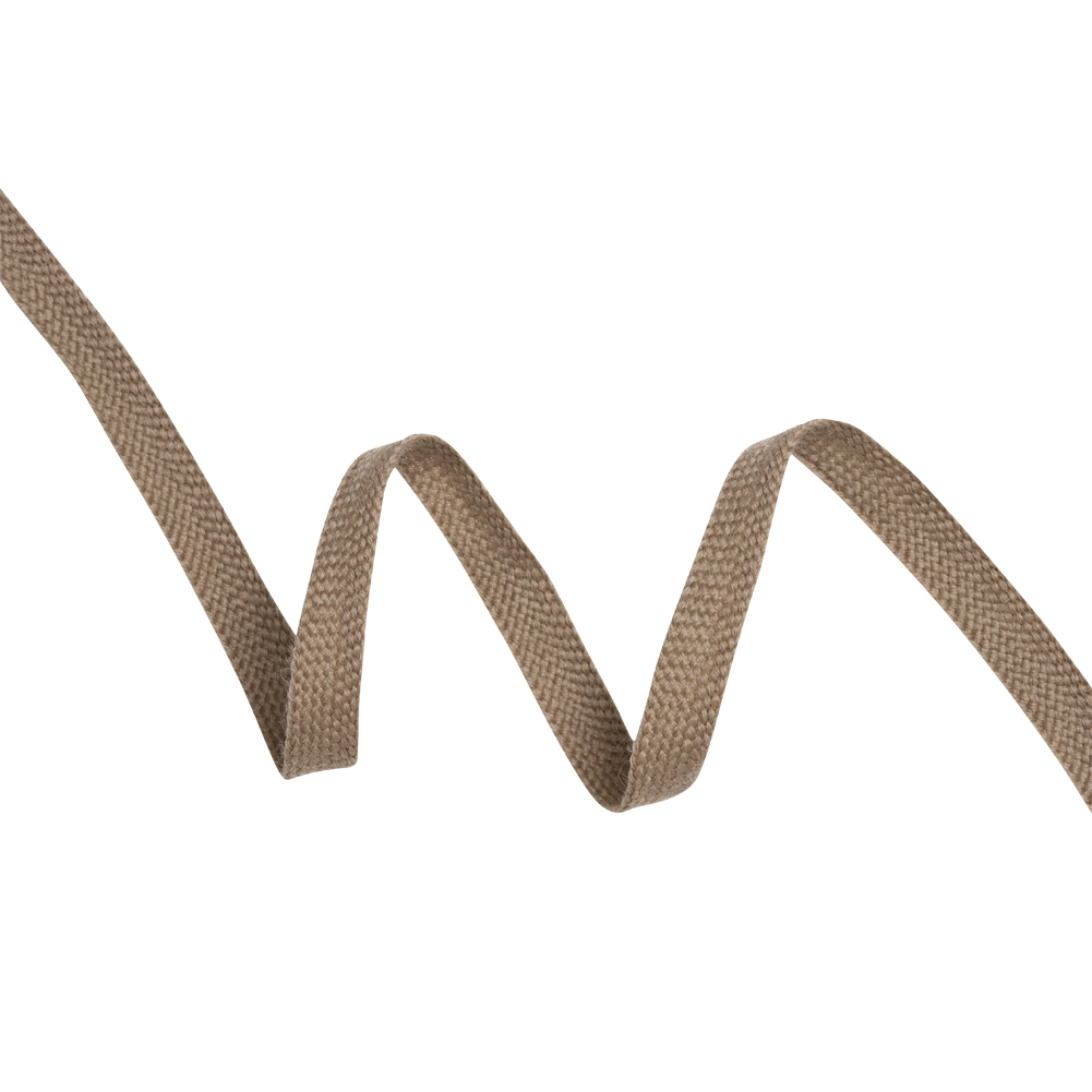 Coffee Wool Braided Tape – 0.5″ Coffee Wool Braided Tape – 0.5″