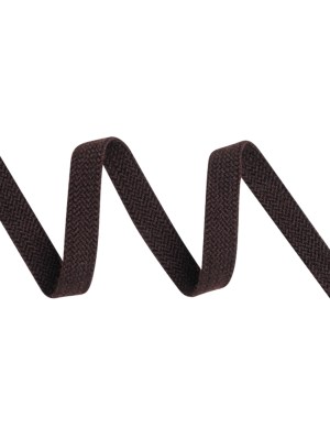 Chocolate Wool Braided Tape – 0.5″ Chocolate Wool Braided Tape – 0.5″