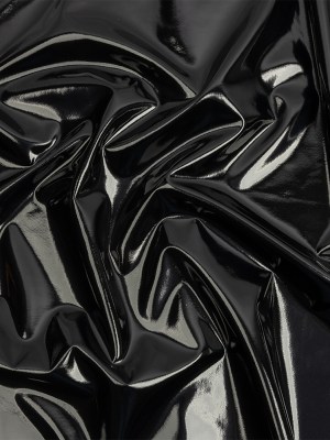 Black Stretch Faux Patent Leather Black Stretch Faux Patent Leather