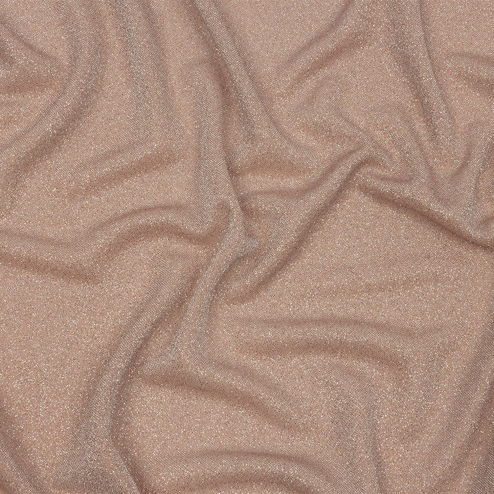 Nylon Knit with All-Over Glitter – Champagne – Sun Streams Collection Nylon Knit with All-Over Glitter – Champagne – Sun Streams Collection