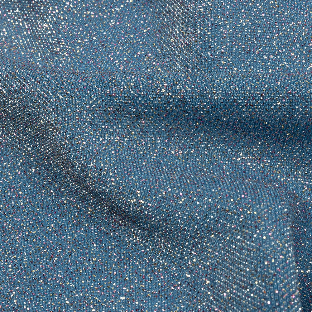 Nylon Knit with All-Over Glitter – Baby Blue – Sun Streams Collection Nylon Knit with All-Over Glitter – Baby Blue – Sun Streams Collection