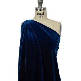 Stretch Polyester Velour – Royal Blue Stretch Polyester Velour – Royal Blue