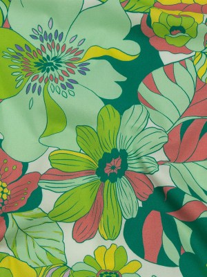 Mood Exclusive Florescent Inflorescence Stretch Cotton Twill Mood Exclusive Florescent Inflorescence Stretch Cotton Twill