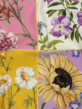 Stretch Cotton Canvas Print – Multicolor Floral Patchwork – Mood Exclusive Midsummer Festive Stretch Cotton Canvas Print – Multicolor Floral Patchwork – Mood Exclusive Midsummer Festive