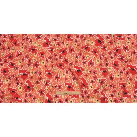 Cotton Voile Print – Orange and Red Floral – Mood Exclusive Grooving Blooms Cotton Voile Print – Orange and Red Floral – Mood Exclusive Grooving Blooms
