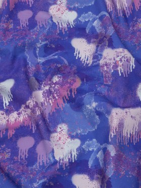 Stretch Cotton Canvas Print – Purple and Blue Spray Paint Blobs – Mood Exclusive Painter’s Paradise Stretch Cotton Canvas Print – Purple and Blue Spray Paint Blobs – Mood Exclusive Painter’s Paradise