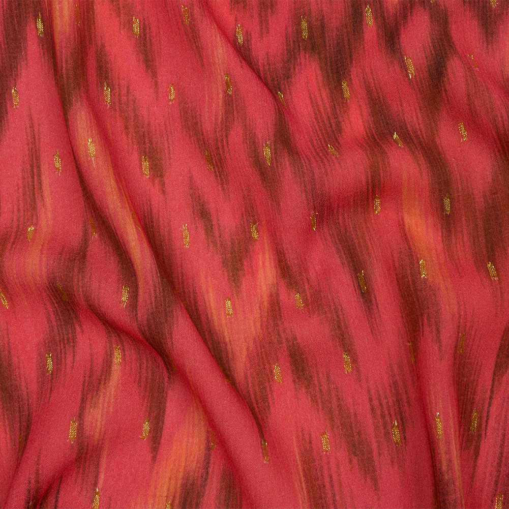 Mood Exclusive Love Divine Metallic Dotted Crinkled Viscose Crepe Mood Exclusive Love Divine Metallic Dotted Crinkled Viscose Crepe