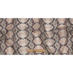 Brown, Black and Red Snakeskin Lightweight Translucent Vinyl Brown, Black and Red Snakeskin Lightweight Translucent Vinyl