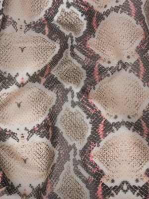 Brown, Black and Red Snakeskin Lightweight Translucent Vinyl Brown, Black and Red Snakeskin Lightweight Translucent Vinyl