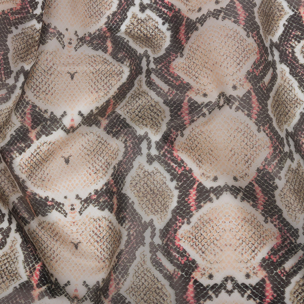 Brown, Black and Red Snakeskin Lightweight Translucent Vinyl Brown, Black and Red Snakeskin Lightweight Translucent Vinyl