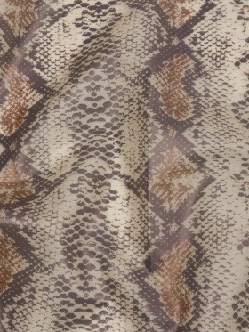 Greige and Brown Snakeskin Translucent Vinyl Greige and Brown Snakeskin Translucent Vinyl