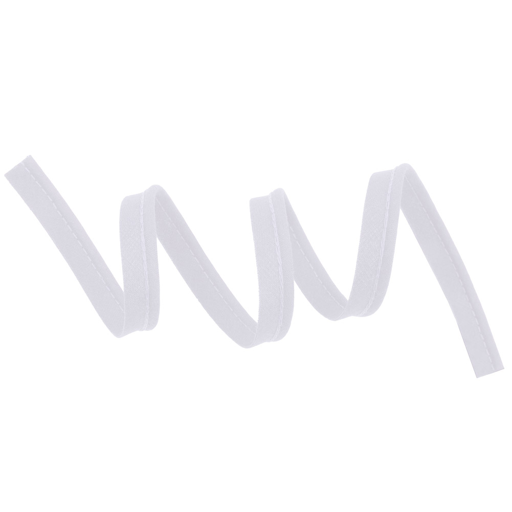 Pepper French White Cotton Blend Piping – 10mm Pepper French White Cotton Blend Piping – 10mm