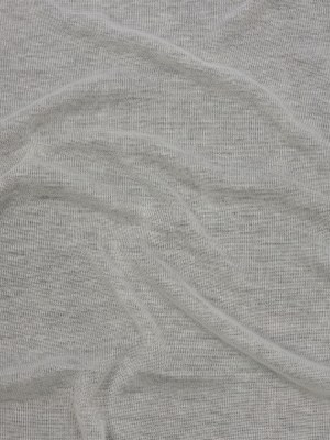 Famous Designer Off White Viscose and Cotton Lightweight Interlock Knit Famous Designer Off White Viscose and Cotton Lightweight Interlock Knit