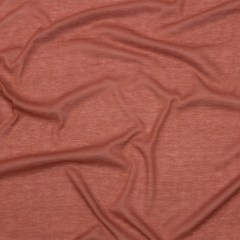 Famous Designer Terracotta Viscose and Cotton Lightweight Interlock Knit Famous Designer Terracotta Viscose and Cotton Lightweight Interlock Knit