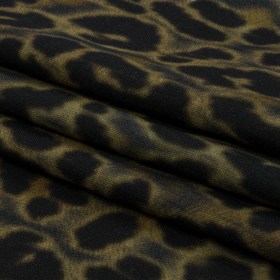 Linen and Rayon Woven Print – Gray and Black Animal Spots – Mood Exclusive Camo Masquerade Linen and Rayon Woven Print – Gray and Black Animal Spots – Mood Exclusive Camo Masquerade