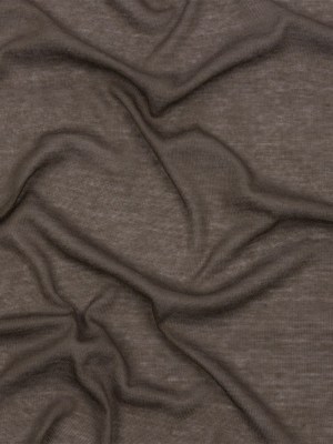 Famous Designer Coffee Viscose and Cotton Lightweight Interlock Knit Famous Designer Coffee Viscose and Cotton Lightweight Interlock Knit
