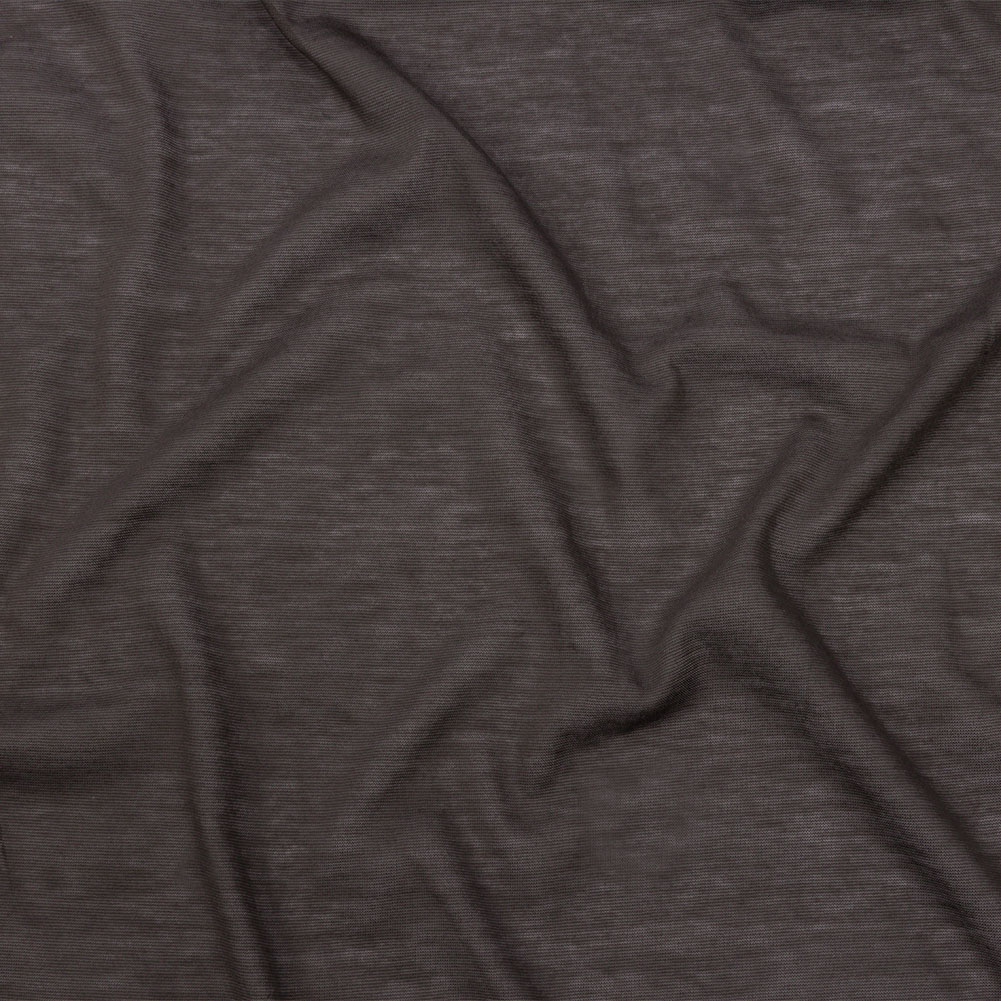 Famous Designer Dark Gray Featherweight Cotton Jersey Famous Designer Dark Gray Featherweight Cotton Jersey