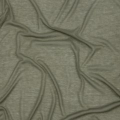 Famous Designer Olive Viscose and Cotton Lightweight Interlock Knit Famous Designer Olive Viscose and Cotton Lightweight Interlock Knit