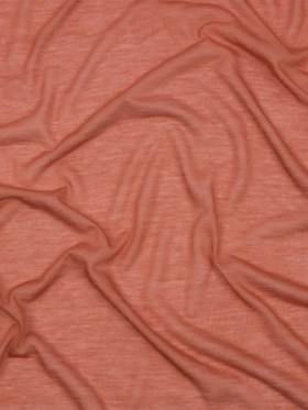 Famous Designer Dusty Orange Featherweight Viscose and Cotton Jersey Famous Designer Dusty Orange Featherweight Viscose and Cotton Jersey