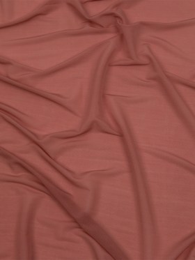 Famous Designer Light Rust Stretch Cupro Jersey Famous Designer Light Rust Stretch Cupro Jersey