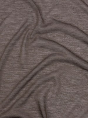 Famous Designer Taupe Featherweight Viscose and Cotton Jersey Famous Designer Taupe Featherweight Viscose and Cotton Jersey
