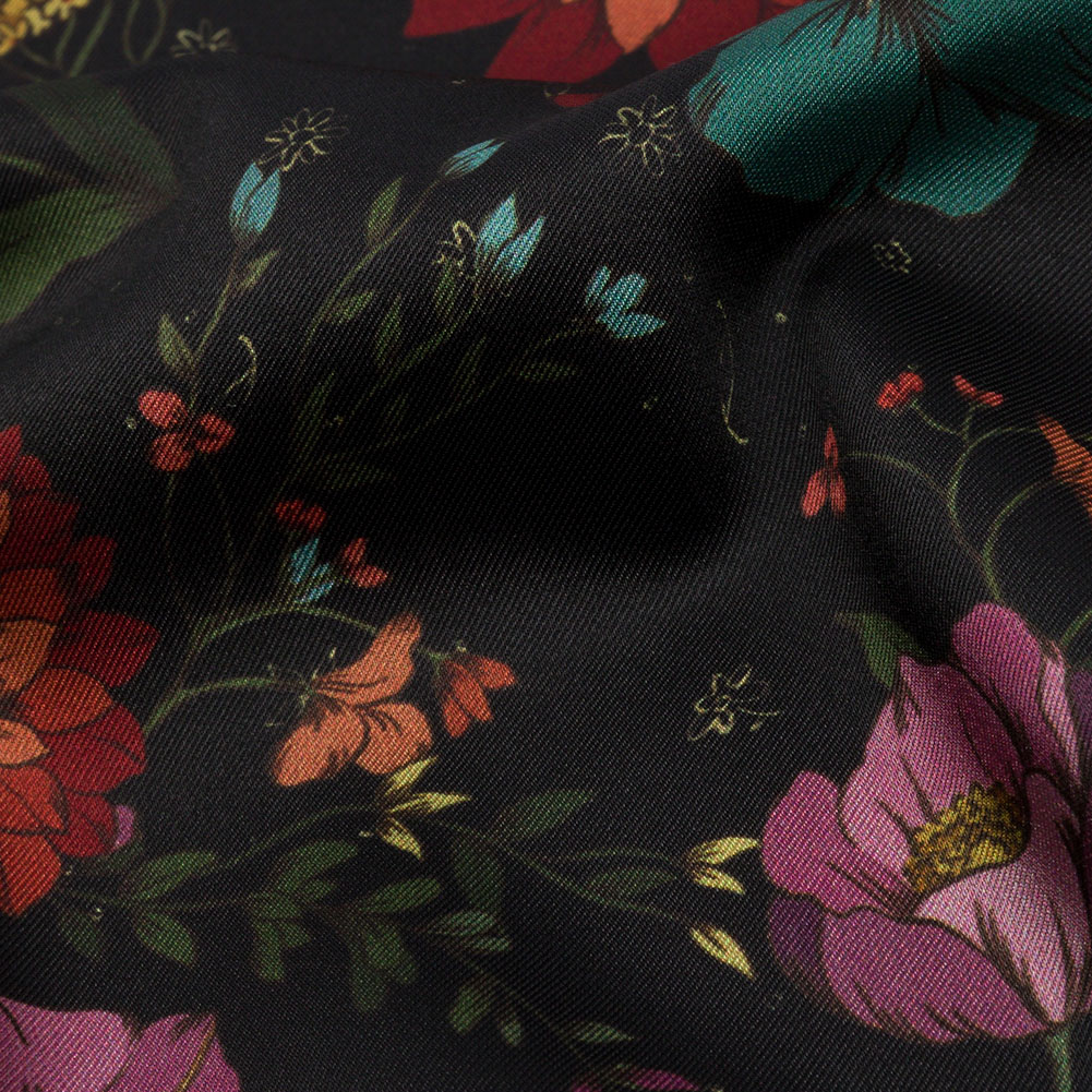 Polyester Twill Print – Purple, Red and Black Floral – Mood Exclusive Antheia’s Grace Polyester Twill Print – Purple, Red and Black Floral – Mood Exclusive Antheia’s Grace