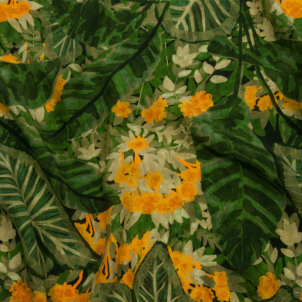 Mood Exclusive Jungle Floor Viscose Poplin Mood Exclusive Jungle Floor Viscose Poplin