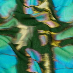Gauzy Wrinkled Rayon Woven Print – Blue and Green Abstract – Mood Exclusive Butterfly Blur Gauzy Wrinkled Rayon Woven Print – Blue and Green Abstract – Mood Exclusive Butterfly Blur
