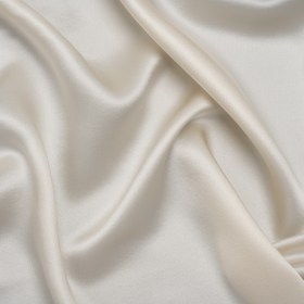 Lightweight Silk Satin Made in Italy – Ivory – Deadstock Lightweight Silk Satin Made in Italy – Ivory – Deadstock