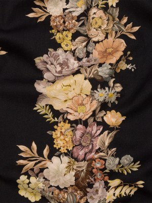Brushed Stretch Cotton Twill Panel – Midnight, Pink and Peach Floral Columns – Mood Exclusive Parthenon Petals Brushed Stretch Cotton Twill Panel – Midnight, Pink and Peach Floral Columns – Mood Exclusive Parthenon Petals