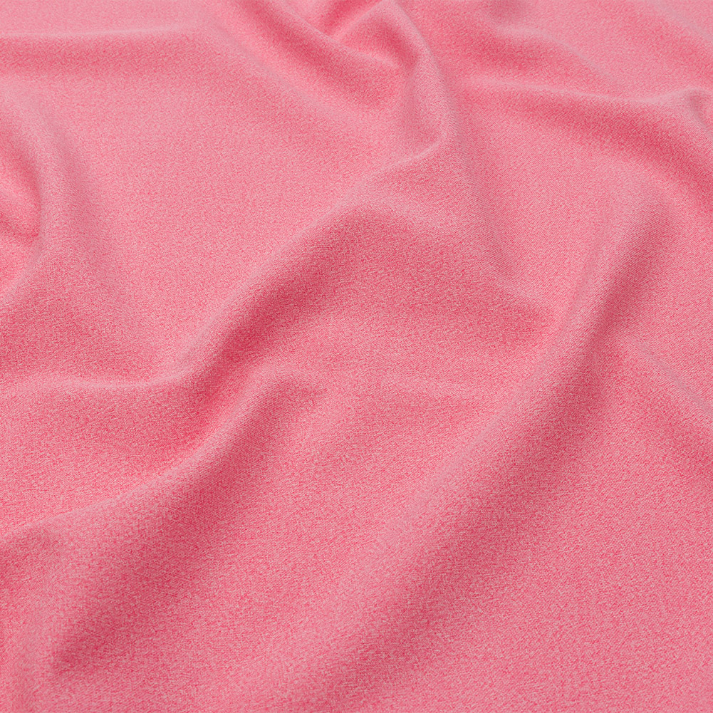 Heathered Hot Pink Cationic Polyester Stretch Twill Heathered Hot Pink Cationic Polyester Stretch Twill