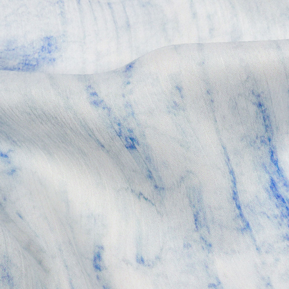 Mood Exclusive Whispering Woods Crinkled Polyester Charmeuse Mood Exclusive Whispering Woods Crinkled Polyester Charmeuse