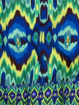 Mood Exclusive Peacock Parade Stretch Sustainable Rayon Batiste Mood Exclusive Peacock Parade Stretch Sustainable Rayon Batiste