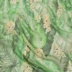 Mood Exclusive Banana Bonanza Crinkled Polyester Chiffon Mood Exclusive Banana Bonanza Crinkled Polyester Chiffon