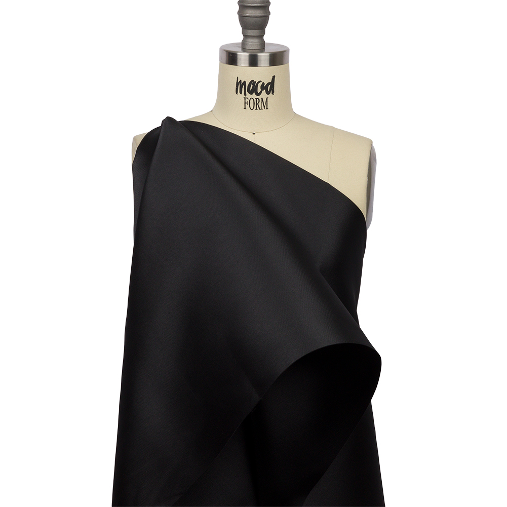 Polyester Mikado – Black – Nicolette Collection Polyester Mikado – Black – Nicolette Collection