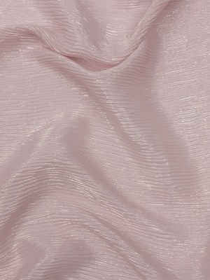 Polyester Chiffon Plisse with All-Over Foil – Pink and Gold – Honey Collection Polyester Chiffon Plisse with All-Over Foil – Pink and Gold – Honey Collection