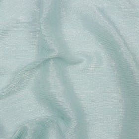 Polyester Chiffon Plisse with All-Over Foil – Baby Blue and Gold – Honey Collection Polyester Chiffon Plisse with All-Over Foil – Baby Blue and Gold – Honey Collection