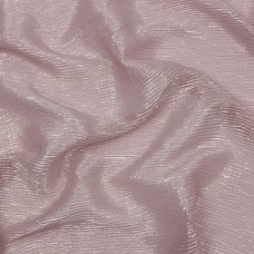 Polyester Chiffon Plisse with All-Over Foil – Mauve and Gold – Honey Collection Polyester Chiffon Plisse with All-Over Foil – Mauve and Gold – Honey Collection