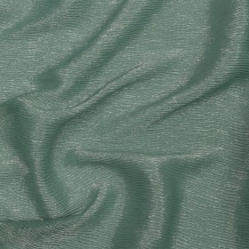 Polyester Chiffon Plisse with All-Over Foil – Green and Gold – Honey Collection Polyester Chiffon Plisse with All-Over Foil – Green and Gold – Honey Collection