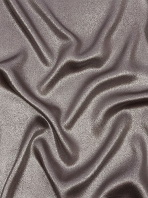 Ultra-Smooth Polyester Georgette with Foiling – Brown and Silver – Valeria Collection Ultra-Smooth Polyester Georgette with Foiling – Brown and Silver – Valeria Collection
