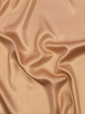Ultra-Smooth Polyester Georgette with Foiling – Tan and Gold – Valeria Collection Ultra-Smooth Polyester Georgette with Foiling – Tan and Gold – Valeria Collection