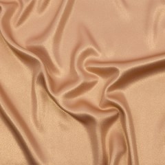Ultra-Smooth Polyester Georgette with Foiling – Tan and Gold – Valeria Collection Ultra-Smooth Polyester Georgette with Foiling – Tan and Gold – Valeria Collection