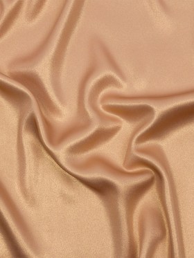 Ultra-Smooth Polyester Georgette with Foiling – Tan and Gold – Valeria Collection Ultra-Smooth Polyester Georgette with Foiling – Tan and Gold – Valeria Collection