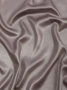 Ultra-Smooth Polyester Georgette with Foiling – Taupe and Silver – Valeria Collection Ultra-Smooth Polyester Georgette with Foiling – Taupe and Silver – Valeria Collection