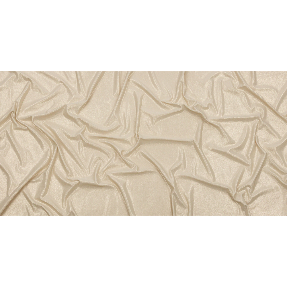 Foiled ITY Interlock Knit – Sand and Gold – Gaby Collection Foiled ITY Interlock Knit – Sand and Gold – Gaby Collection