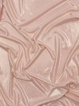 Polyester Interlock Knit with Gold Foiling – Pale Pink – Oriana Collection Polyester Interlock Knit with Gold Foiling – Pale Pink – Oriana Collection
