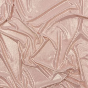 Polyester Interlock Knit with Gold Foiling – Pale Pink – Oriana Collection Polyester Interlock Knit with Gold Foiling – Pale Pink – Oriana Collection