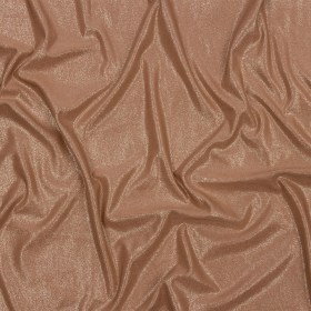 Foiled ITY Interlock Knit – Camel and Gold – Gaby Collection Foiled ITY Interlock Knit – Camel and Gold – Gaby Collection