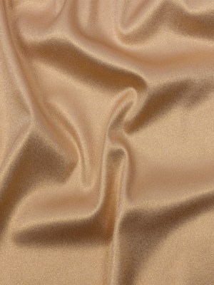 Stretch Polyester Crepe with Gold Foiling – Beige – Devyn Collection Stretch Polyester Crepe with Gold Foiling – Beige – Devyn Collection
