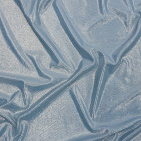 Foiled ITY Interlock Knit – Sky and Silver – Gaby Collection Foiled ITY Interlock Knit – Sky and Silver – Gaby Collection